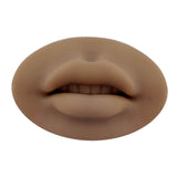 Maxbell 5D Silicone Lips Practice Permanent Soft for Beginners Piercing Practice Dark Color