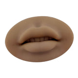 Maxbell 5D Silicone Lips Practice Permanent Soft for Beginners Piercing Practice Dark Color