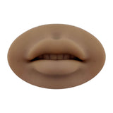 Maxbell 5D Silicone Lips Practice Permanent Soft for Beginners Piercing Practice Dark Color
