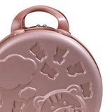 Maxbell Mini Hard Shell Cosmetic Case Organizer Makeup Brush Holder Small Girls Rose Gold