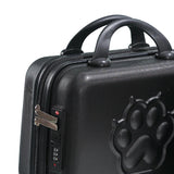 Maxbell 14 inch Small Suitcase Case with Handle Password Lock Mini for Business Black