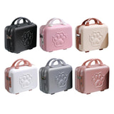 Maxbell 14 inch Small Suitcase Case with Handle Password Lock Mini for Business Black