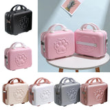 Maxbell 14 inch Small Suitcase Case with Handle Password Lock Mini for Business Black
