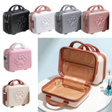 Maxbell 14 inch Small Suitcase Case with Handle Password Lock Mini for Business Black