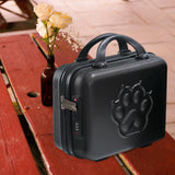 Maxbell 14 inch Small Suitcase Case with Handle Password Lock Mini for Business Black