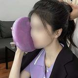 Maxbell Makeup Setting Tool Makeup Puff Large Soft Round for Women Make up Purple