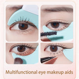 Maxbell Multifunctional Eye Makeup Aids for Makeup Eyelash Grooming Comb Women White