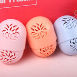 Maxbell Beauty Sponge Storage Box Makeup Sponge Holder Powder Puff Sponge for Travel Blue