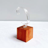 Maxbell Watch Display Stand Bracelet Display Organizer for Home Tabletop Dresser Transparent