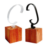 Maxbell Watch Display Stand Bracelet Display Organizer for Home Tabletop Dresser Transparent