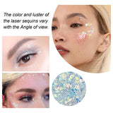 Maxbell 3 Pieces glitter Chunky Cosmetic Decor Makeup for Party Lips