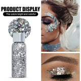 Maxbell 3 Pieces glitter Chunky Cosmetic Decor Makeup for Party Lips