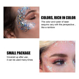 Maxbell 3 Pieces glitter Chunky Cosmetic Decor Makeup for Party Lips