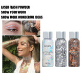 Maxbell 3 Pieces glitter Chunky Cosmetic Decor Makeup for Party Lips