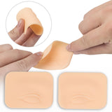 Maxbell Silicone face Makeup Practice Board Realistic Reusable for Beautician