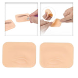 Maxbell Silicone face Makeup Practice Board Realistic Reusable for Beautician