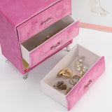 Maxbell Jewelry Case Organizer Holder for Pendant Necklace Rings Cufflinks Showcases Single Sofa