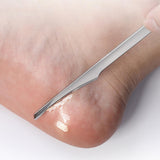Maxbell Pedicure Knife Dead Skin Corn Foot Callus Remover Foot Scrubber foot Pedicure Silver 3Pcs