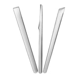 Maxbell Pedicure Knife Dead Skin Corn Foot Callus Remover Foot Scrubber foot Pedicure Silver 3Pcs