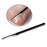 Maxbell Pedicure Knife Dead Skin Corn Foot Callus Remover Foot Scrubber foot Pedicure Black 1Pcs