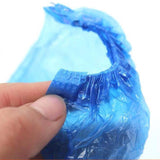 Maxbell 100 Disposable Oversleeves Covers Waterproof pe Cooking Car Washing Blue