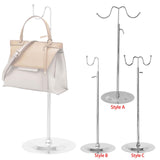 Maxbell Handbag Display Stand Jewelry Display with Hanging Hook Adjustable for Purse Style A