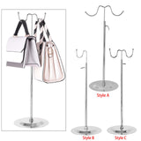 Maxbell Handbag Display Stand Jewelry Display with Hanging Hook Adjustable for Purse Style A