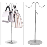 Maxbell Handbag Display Stand Jewelry Display with Hanging Hook Adjustable for Purse Style A