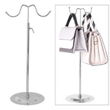 Maxbell Handbag Display Stand Jewelry Display with Hanging Hook Adjustable for Purse Style A