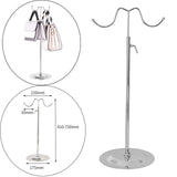 Maxbell Handbag Display Stand Jewelry Display with Hanging Hook Adjustable for Purse Style A