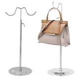 Maxbell Handbag Display Stand Jewelry Display with Hanging Hook Adjustable for Purse Style A