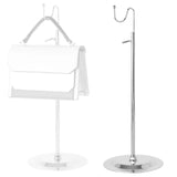 Maxbell Handbag Display Stand Jewelry Display with Hanging Hook Adjustable for Purse Style B