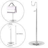 Maxbell Handbag Display Stand Jewelry Display with Hanging Hook Adjustable for Purse Style B