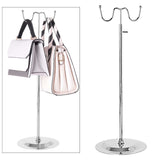 Maxbell Handbag Display Stand Jewelry Display with Hanging Hook Adjustable for Purse Style C