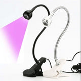 Maxbell LED Nail Dryer Lamp USB Adjustable for All Gels Fingernail and Toenail Nail Silver