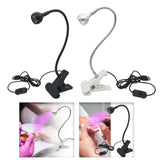 Maxbell LED Nail Dryer Lamp USB Adjustable for All Gels Fingernail and Toenail Nail Silver