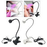 Maxbell LED Nail Dryer Lamp USB Adjustable for All Gels Fingernail and Toenail Nail Silver