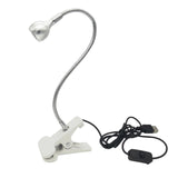 Maxbell LED Nail Dryer Lamp USB Adjustable for All Gels Fingernail and Toenail Nail Silver