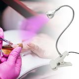 Maxbell LED Nail Dryer Lamp USB Adjustable for All Gels Fingernail and Toenail Nail Silver