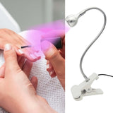 Maxbell LED Nail Dryer Lamp USB Adjustable for All Gels Fingernail and Toenail Nail Silver