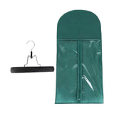 Maxbell Hairpieces Pouch Transparent Window Reusable Protect for Ponytail Women Home