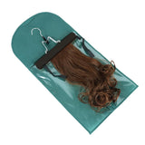 Maxbell Hairpieces Pouch Transparent Window Reusable Protect for Ponytail Women Home