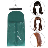 Maxbell Hairpieces Pouch Transparent Window Reusable Protect for Ponytail Women Home