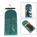 Maxbell Hairpieces Pouch Transparent Window Reusable Protect for Ponytail Women Home