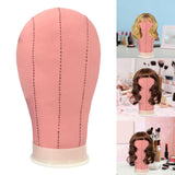 Maxbell wig head Mannequin Head Drying Wig Styling Model for shop Display Pink