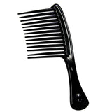 Maxbell Comb Hair Styling Tool Large Handle Styling Comb for Home Travel Salon Black