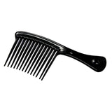 Maxbell Comb Hair Styling Tool Large Handle Styling Comb for Home Travel Salon Black