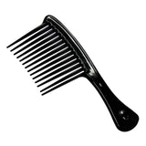 Maxbell Comb Hair Styling Tool Large Handle Styling Comb for Home Travel Salon Black