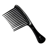 Maxbell Comb Hair Styling Tool Large Handle Styling Comb for Home Travel Salon Black