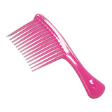 Maxbell Comb Hair Styling Tool Large Handle Styling Comb for Home Travel Salon Pink